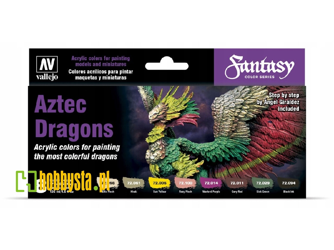 72306 Fantasy Color Series -  Aztec Dragons Game Color Set - image 1