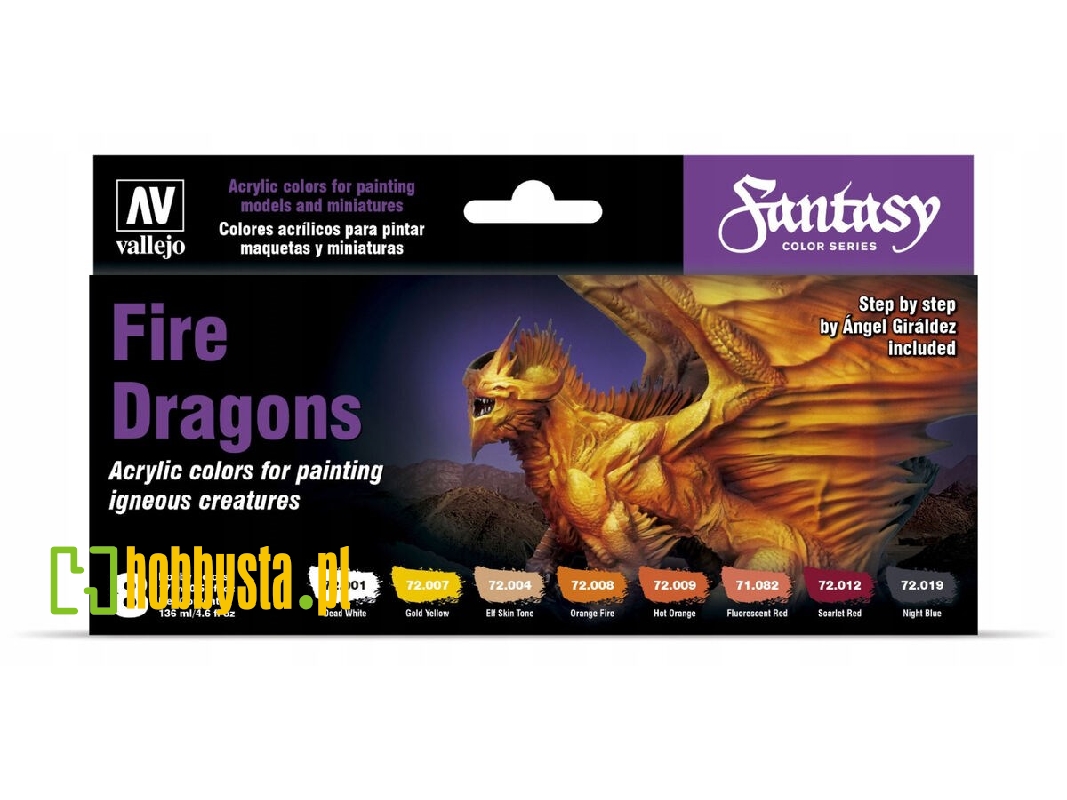 72312 Fantasy Color Series - Fire Dragons Game Color Set - image 1
