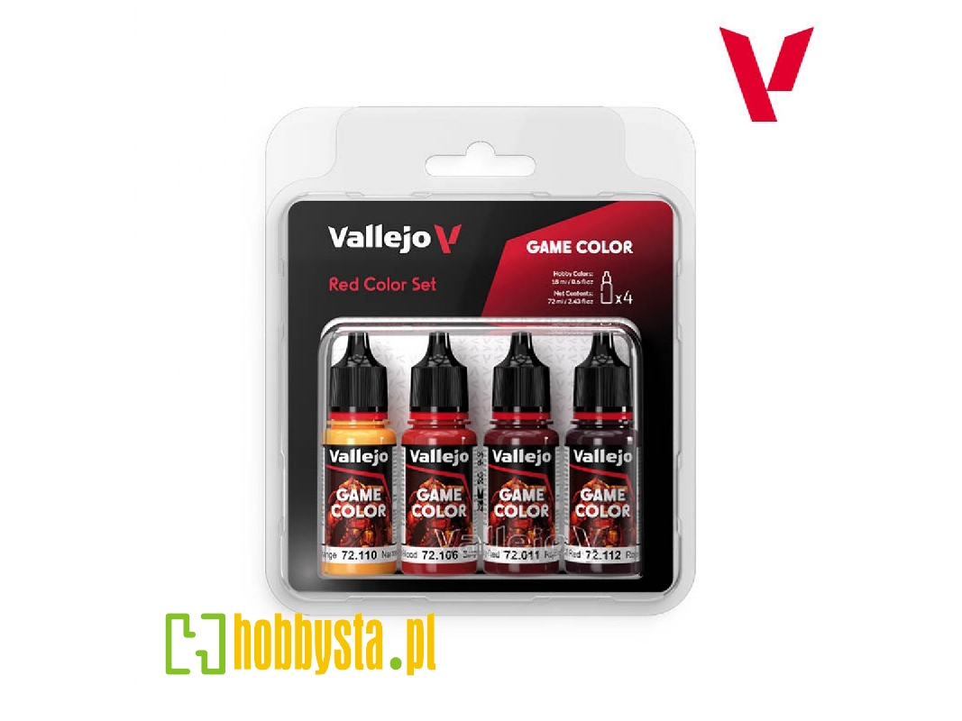 72377 Red Game Color Set - image 1