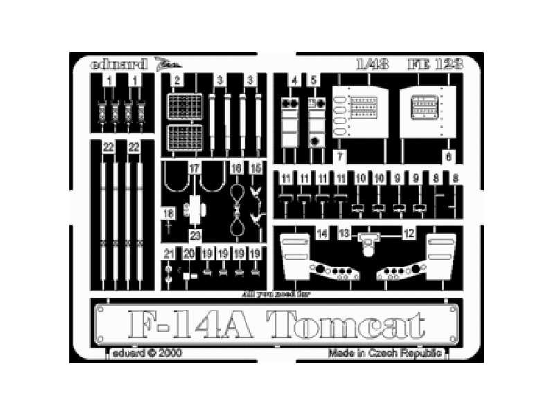 F-14A 1/48 - Academy Minicraft - - image 1