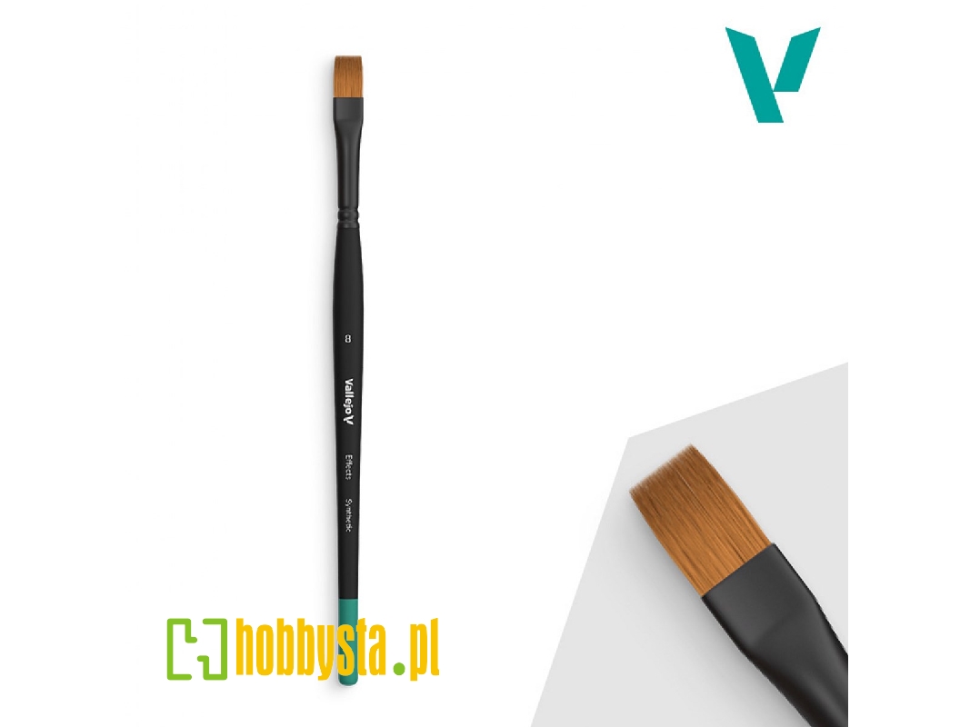 Brush - Effects - Flat Synthetic No. 8 - image 1 Brush - Effects - Flat Synthetic No. 8 - image 1