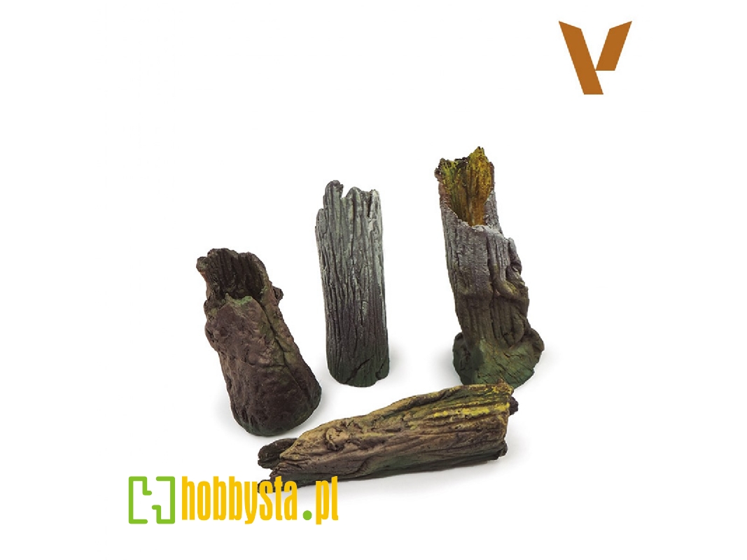 Large Tree Stumps (4pcs) - image 1 Large Tree Stumps (4pcs) - image 1
