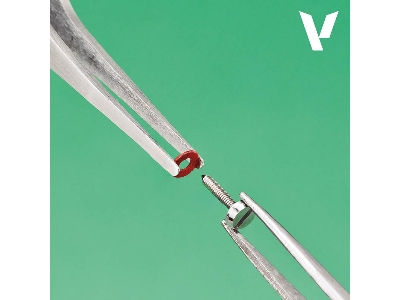 Flat Rounded Stainless Steel Tweezers (120mm) - image 2