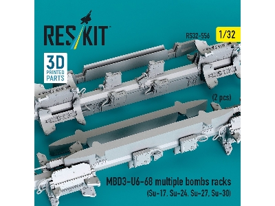 Mbd3-u6-68 Multiple Bombs Racks (2 Pcs / 3d Printed) - image 2