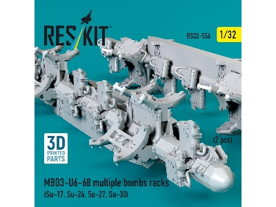 Mbd3-u6-68 Multiple Bombs Racks (2 Pcs / 3d Printed) - image 3