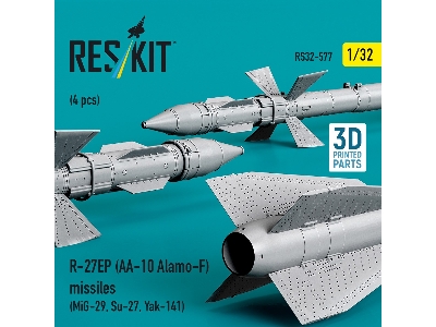 R-27ep (Aa-10 Alamo-f) Missiles (4 Pcs / 3d Printed) - image 3