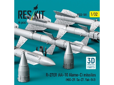 R-27er (Aa-10 Alamo-c) Missiles (4 Pcs / 3d Printed) - image 2