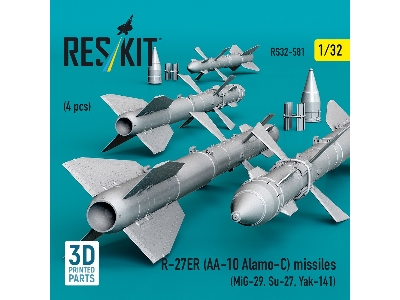 R-27er (Aa-10 Alamo-c) Missiles (4 Pcs / 3d Printed) - image 3