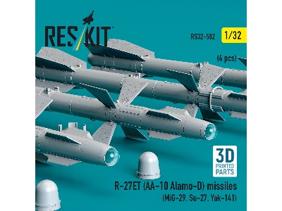 R-27et (Aa-10 Alamo-d) Missiles (4 Pcs / 3d Printed) - image 2