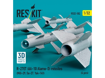 R-27et (Aa-10 Alamo-d) Missiles (4 Pcs / 3d Printed) - image 3