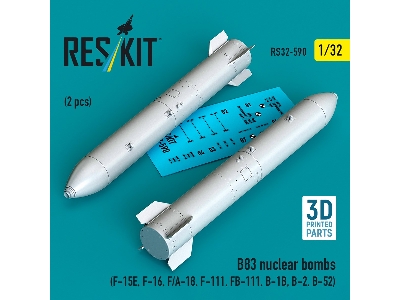 B83 Nuclear Bombs (2 Pcs / 3d Printed) - image 1