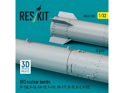 B83 Nuclear Bombs (2 Pcs / 3d Printed) - image 2