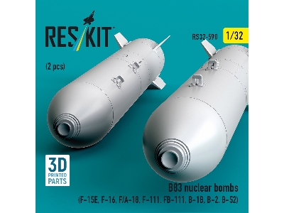 B83 Nuclear Bombs (2 Pcs / 3d Printed) - image 3