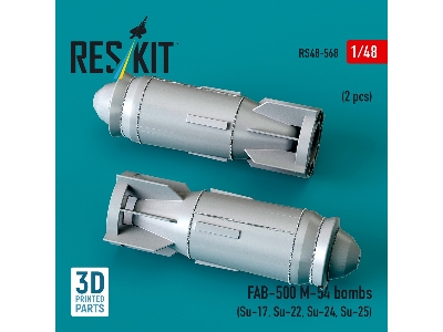 Fab-500 M-54 Bombs (2 Pcs / 3d Printed) - image 2