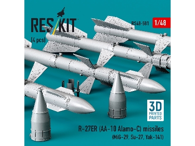 R-27er (Aa-10 Alamo-c) Missiles (4 Pcs / 3d Printed) - image 2