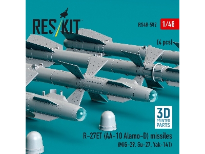R-27et (Aa-10 Alamo-d) Missiles (4 Pcs / 3d Printed) - image 2