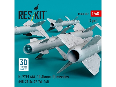R-27et (Aa-10 Alamo-d) Missiles (4 Pcs / 3d Printed) - image 3