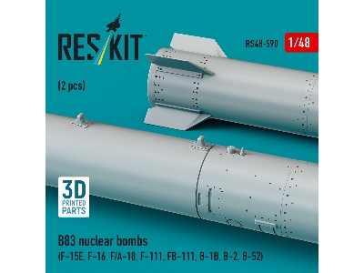B83 Nuclear Bombs (2 Pcs / 3d Printed) - image 3