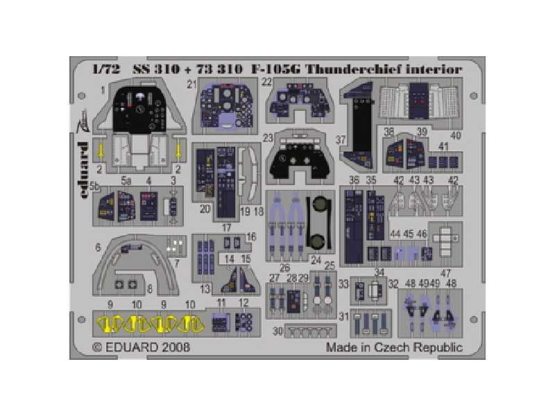 F-105G interior S. A. 1/72 - Trumpeter - image 1