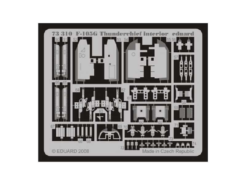 F-105G interior S. A. 1/72 - Trumpeter - image 1