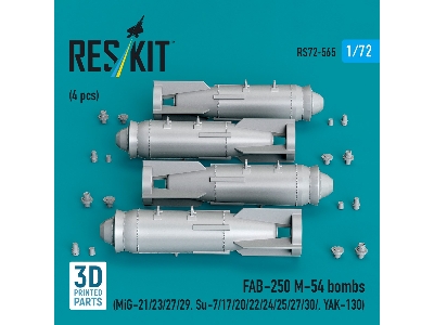 Fab-250 &#1052;-54 Bombs (4 Pcs / 3d Printed) - image 2