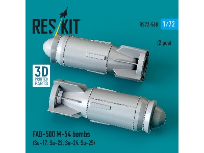 Fab-500 M-54 Bombs (2 Pcs / 3d Printed) - image 2
