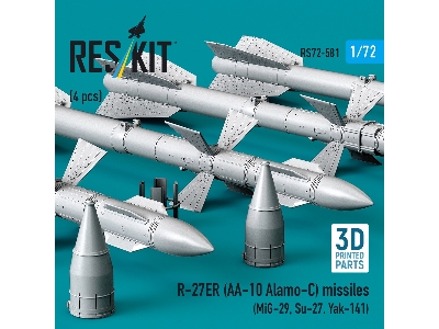 R-27er (Aa-10 Alamo-c) Missiles (4 Pcs / 3d Printed) - image 2