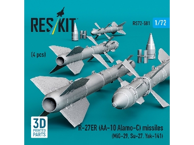R-27er (Aa-10 Alamo-c) Missiles (4 Pcs / 3d Printed) - image 3