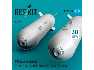 B83 Nuclear Bombs (2 Pcs / 3d Printed) - image 2