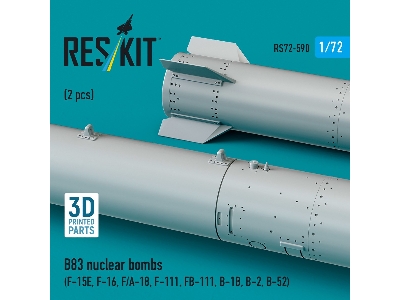 B83 Nuclear Bombs (2 Pcs / 3d Printed) - image 3
