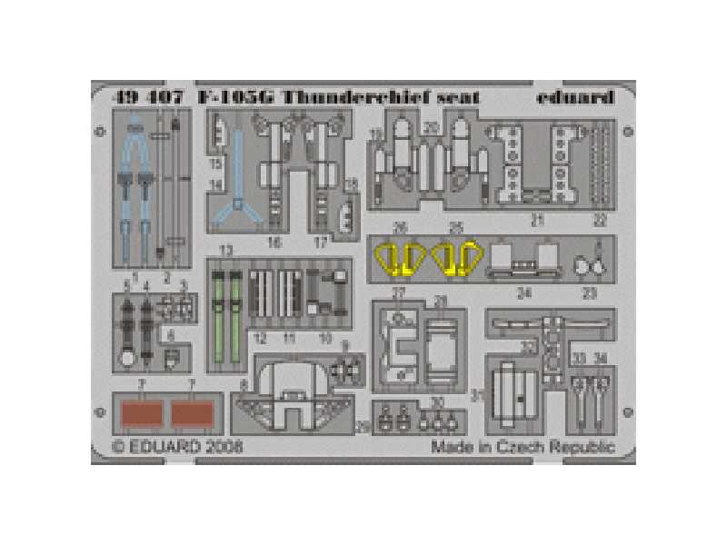 F-105G seat 1/48 - Monogram - image 1