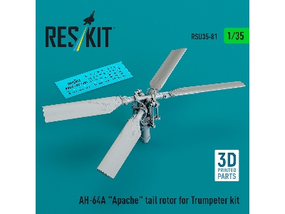 Ah-64 A Apache - 3d-printed Tail Rotor (For Trumpeter Kits) - image 1