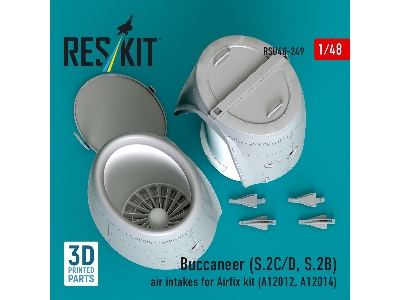 Buccaneer S.2 B/C/D - 3d-printed Air Intakes (For Airfix A12012 And A12014 Kits) - image 2