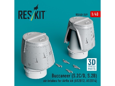 Buccaneer S.2 B/C/D - 3d-printed Air Intakes (For Airfix A12012 And A12014 Kits) - image 3