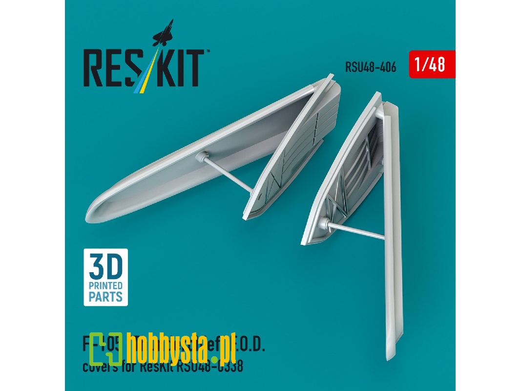 Republic F-105 Thunderchief - 3d Printed F.O.D. Covers (For Reskit Rsu48-0338 Kit) - image 1