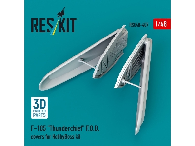 Republic F-105 Thunderchief - 3d Printed F.O.D. Covers (For Hobby Boss Kit) - image 1