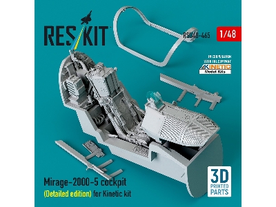 Dassault Mirage-2000-5 - 3d-printed Cockpit Detailed Edition (For Kinetic Kits) - image 2