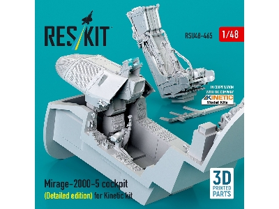 Dassault Mirage-2000-5 - 3d-printed Cockpit Detailed Edition (For Kinetic Kits) - image 3