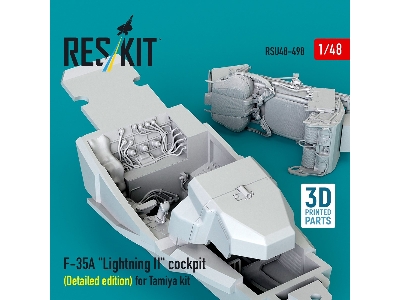 Lockheed Martin F-35 A Lightning Ii - 3d-printed Cockpit Detailed Edition (For Tamiya Kits) - image 2