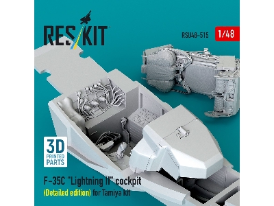 Lockheed Martin F-35 C Lightning Ii - 3d-printed Cockpit Detailed Edition (For Tamiya Kits) - image 2