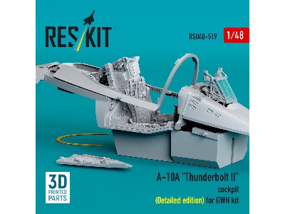 Fairchild A-10 A Thunderbolt Ii - 3d-printed Cockpit Detailed Edition (For Gwh Kits) - image 2