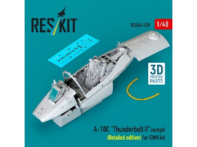Fairchild A-10 C Thunderbolt Ii - 3d-printed Cockpit Detailed Edition (For Gwh Kits) - image 1