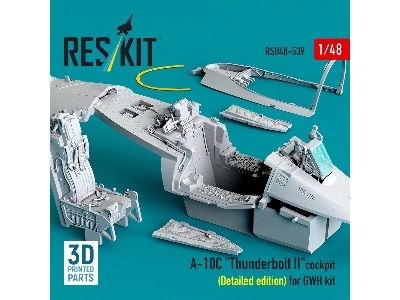 Fairchild A-10 C Thunderbolt Ii - 3d-printed Cockpit Detailed Edition (For Gwh Kits) - image 2