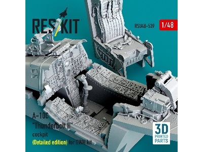 Fairchild A-10 C Thunderbolt Ii - 3d-printed Cockpit Detailed Edition (For Gwh Kits) - image 3