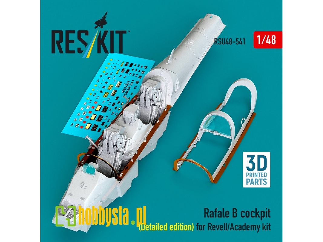 Dassault Rafale B - 3d-printed Cockpit Detailed Edition (For Revell / Academy Kits) - image 1