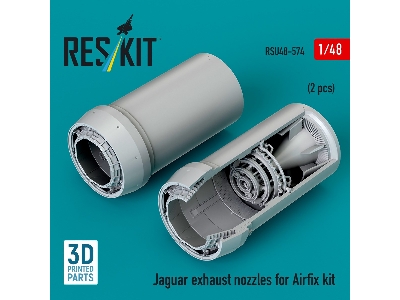 Sepecat Jaguar - 3d-printed Exhaust Nozzles (For Airfix Kits) - image 1