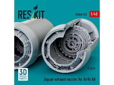 Sepecat Jaguar - 3d-printed Exhaust Nozzles (For Airfix Kits) - image 2