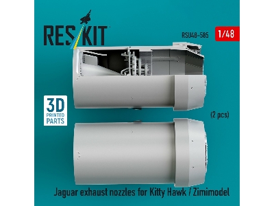 Sepecat Jaguar - 3d-printed Exhaust Nozzles (For Kitty Hawk / Zimimode Kits) - image 2