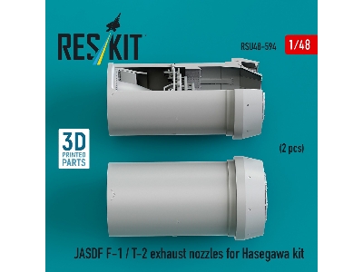 Jasdf F-1 / T-2 - 3d-printed Exhaust Nozzles (For Hasegawa Kits) - image 2