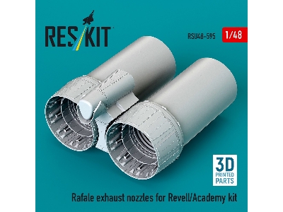 Dassault Rafale - 3d-printed Exhaust Nozzles (For Revell / Academy Kits) - image 1